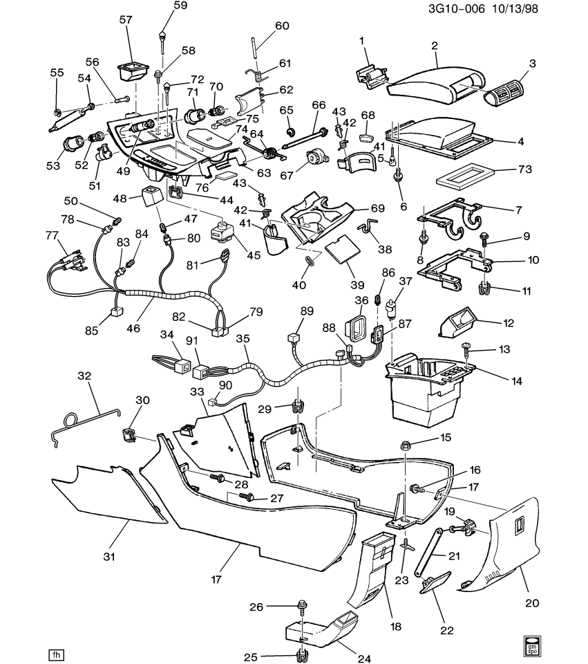 GM 25619505 Housing-Automatic Transmission Control Indicator Lamp (Pointer)