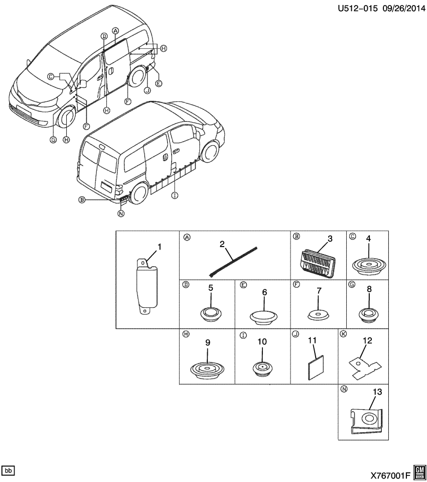 GM 19316888 Plug, Rear Wheelhouse Inner Panel Hole