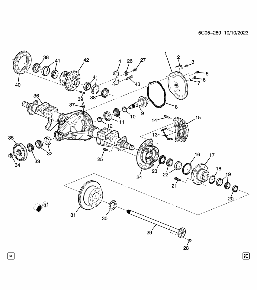GM 84960207 GEAR KIT-DIFF RING & PINION