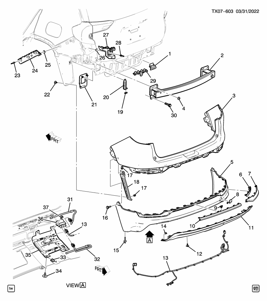 GM 84235479 Sensor Kit Bracket