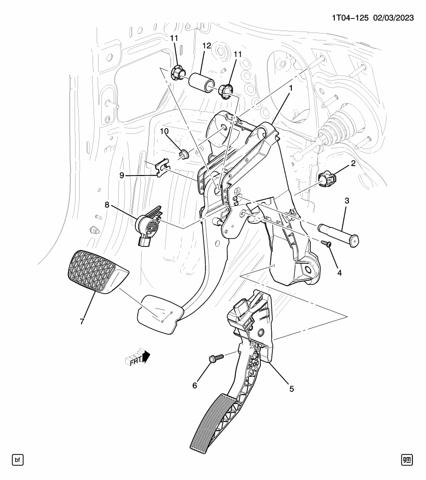 GM 42795022 PEDAL ASM-ACCEL