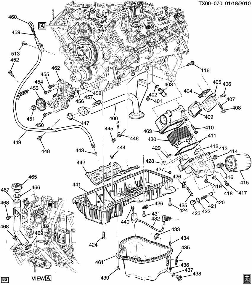 GM 12629741 Seal-Oil Pump Screen