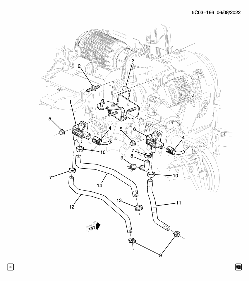 GM 13360912 Clamp-Fuel Feed Hose