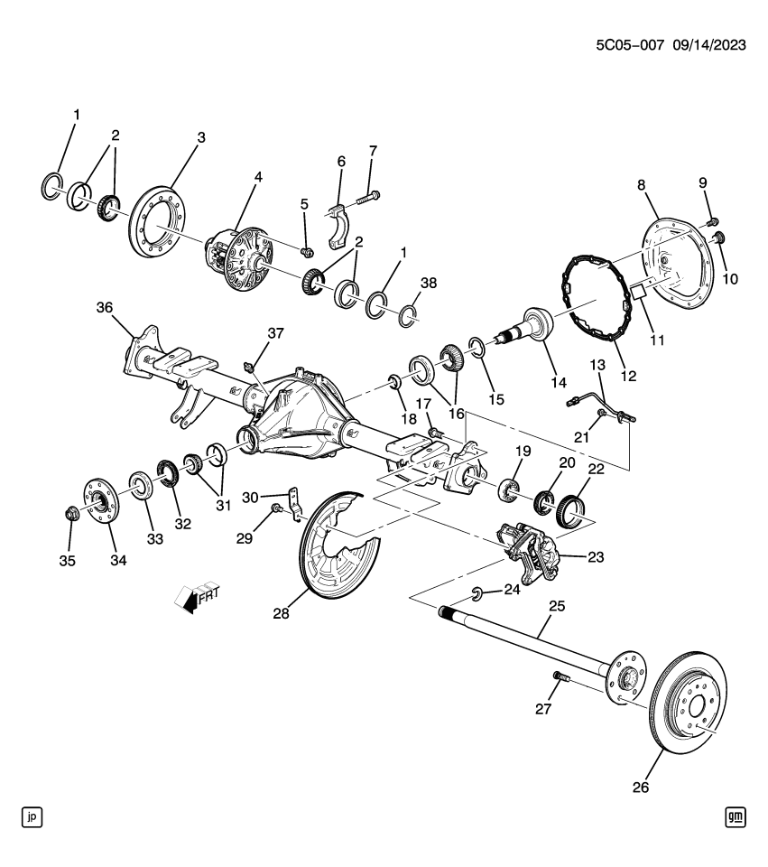 GM 84446325 Gear Kit