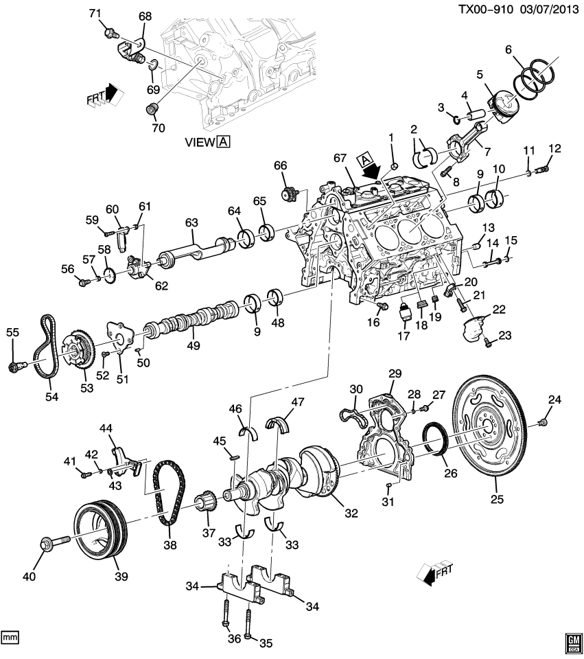 GM 12685186 Piston Rings