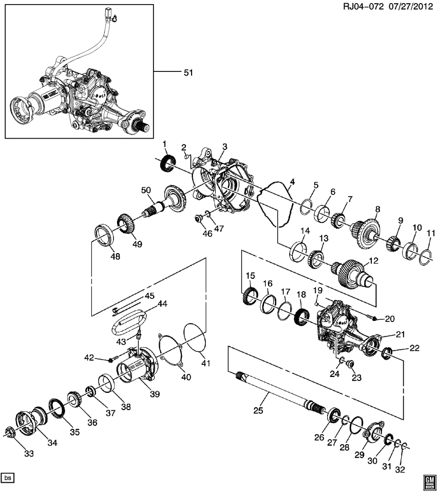 GM 55579961 Seal-Front Wheel Drive Intermediate Shaft Housing