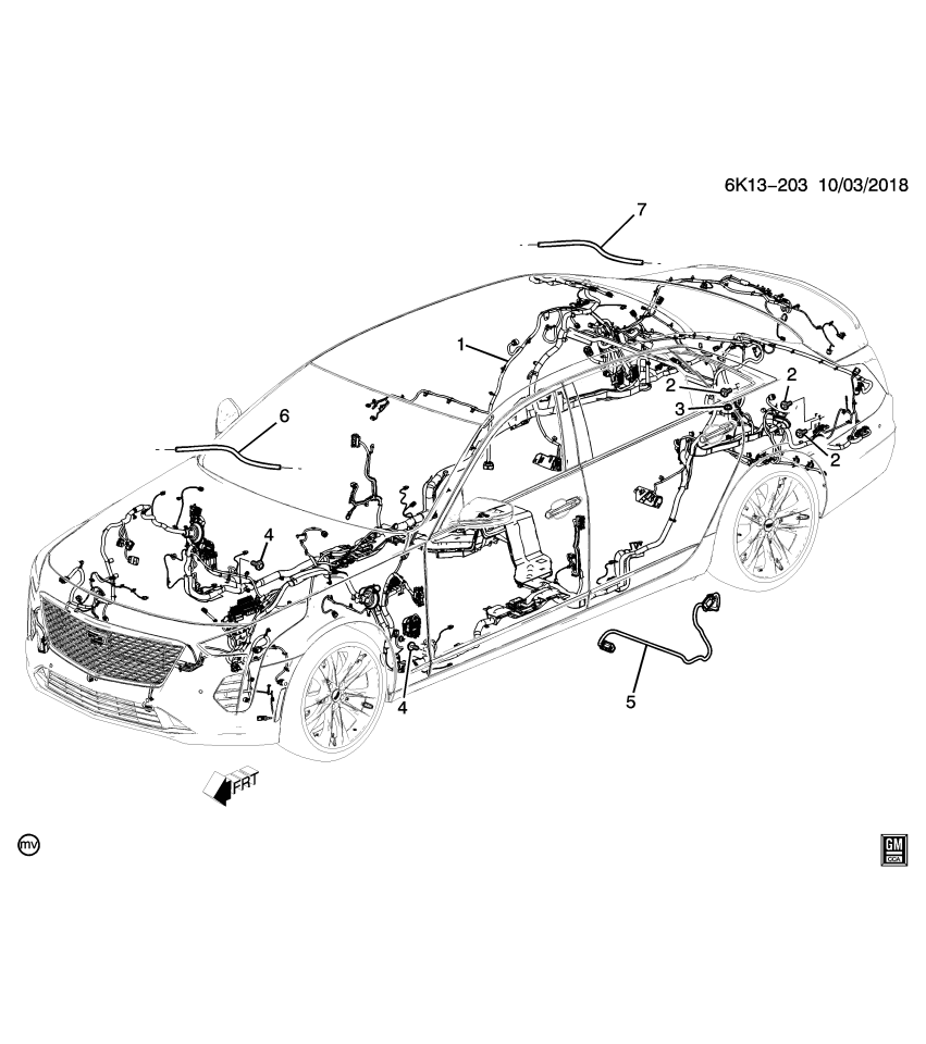GM 84471235 CABLE ASM-VIDEO ANT