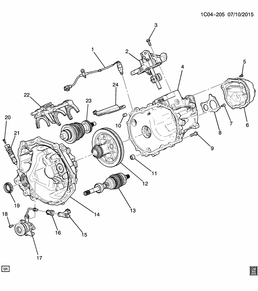 GM 25195244 Trough-Manual Transmission Oil