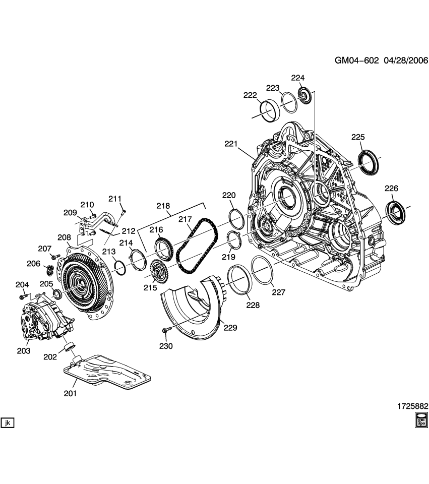GM 24224023 Bolt, Front Differential Transfer Drive Gear Fluid Passage Tube
