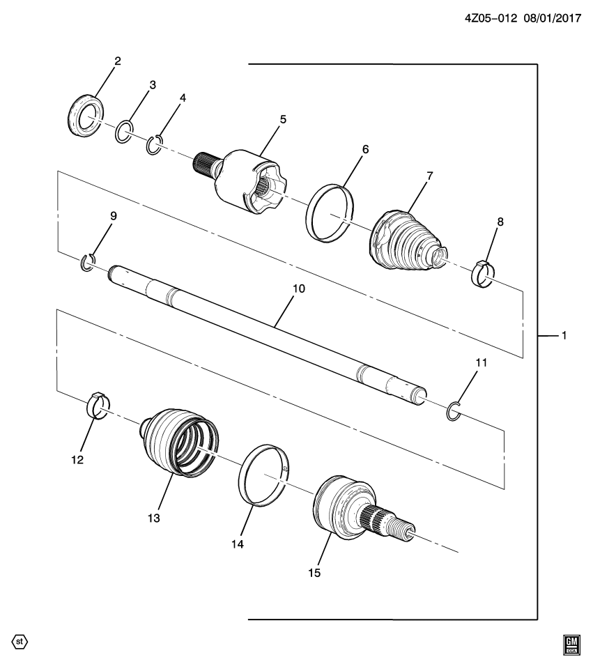 GM 84738789 CLAMP-RR WHL DRV SHF INR CV JT BOOT INR