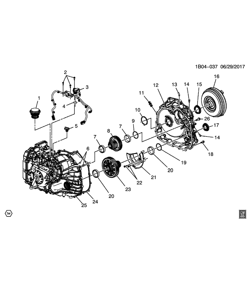 GM 24277046 Cap Asm-Trans Fluid Filler