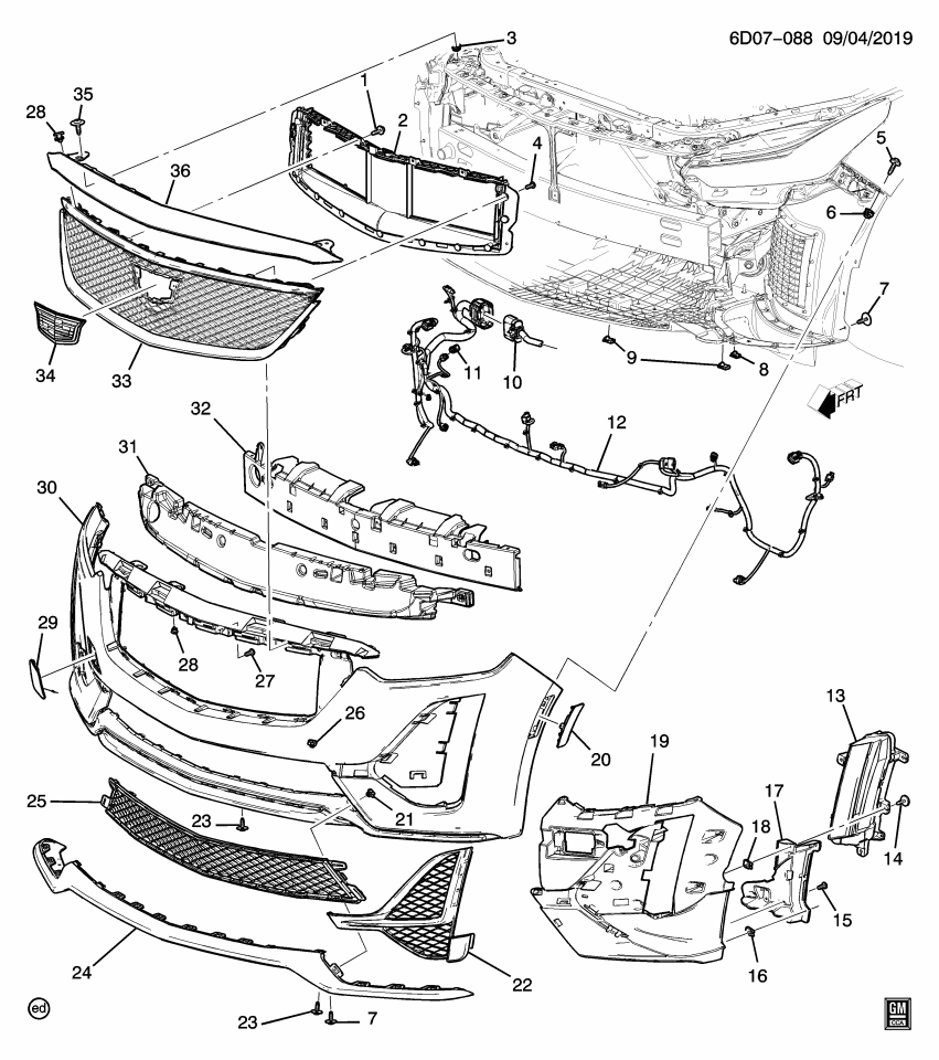 GM 84761116 LAMP ASM-COR