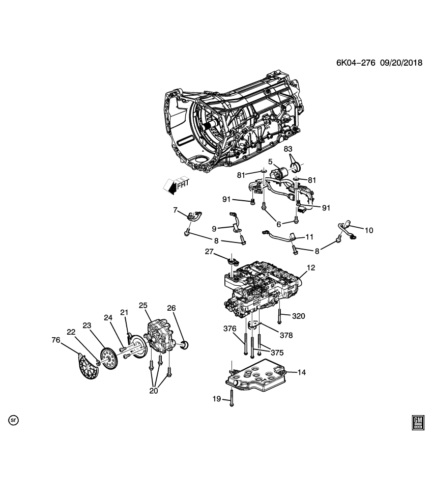 GM 24293126 Output Sensor