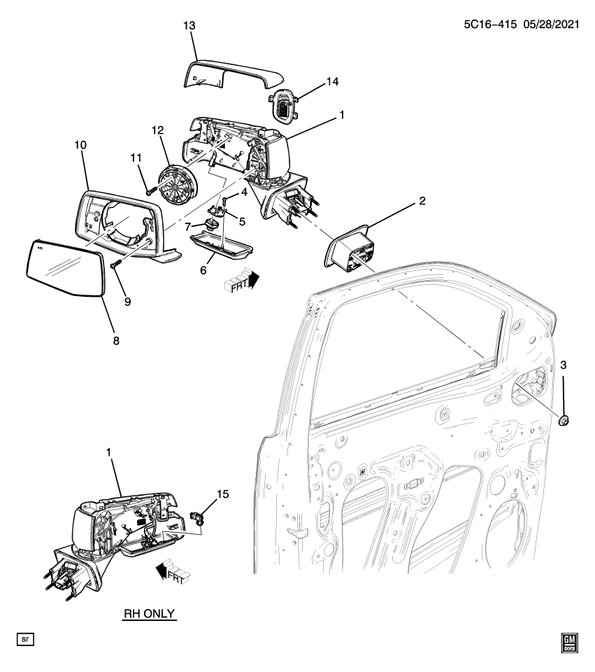 GM 26445241 CAMERA ASM-FV DRVR INFO