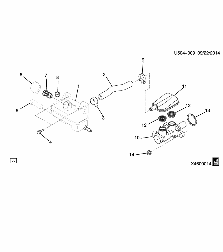 GM 19316867 Nut, Brake Master Cylinder
