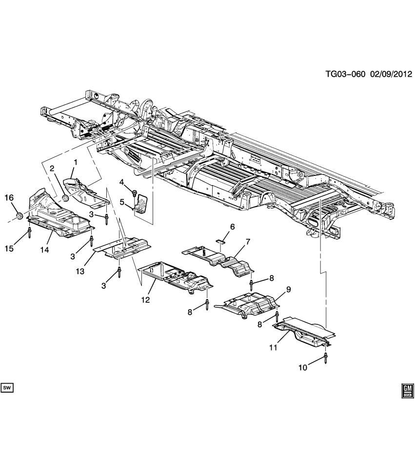 GM 22858950 Heat Shield