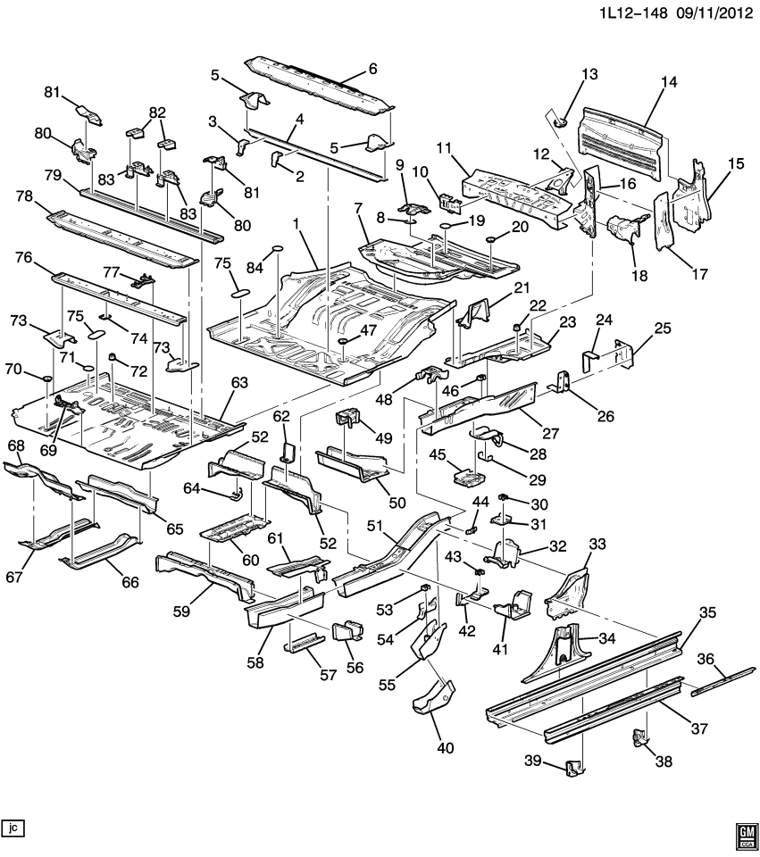 GM 25812378 Bracket Asm-Parking Brake Cable