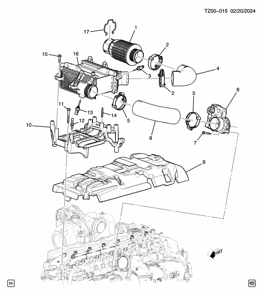 GM 40009078 BODY ASM-THROT (W/ SEN)
