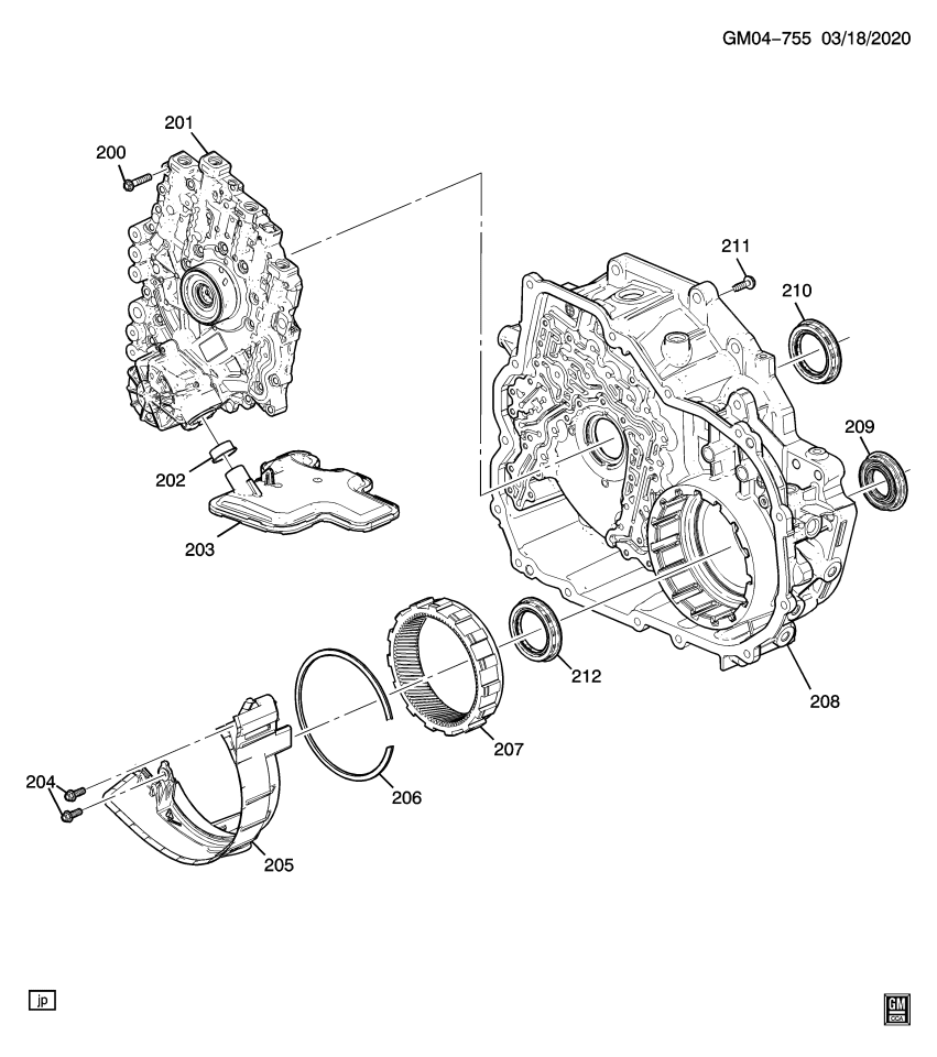 GM 24231157 Retainer-Front Differential Ring Gear