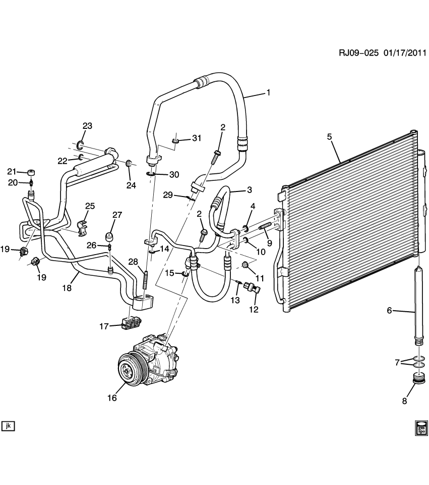 GM 95994746 Suction Hose