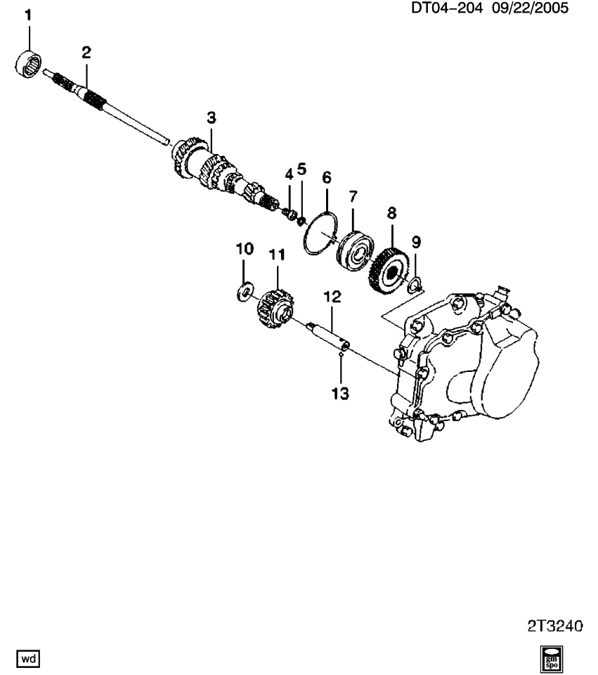 GM 94501661 Bolt/Screw, Input Shaft