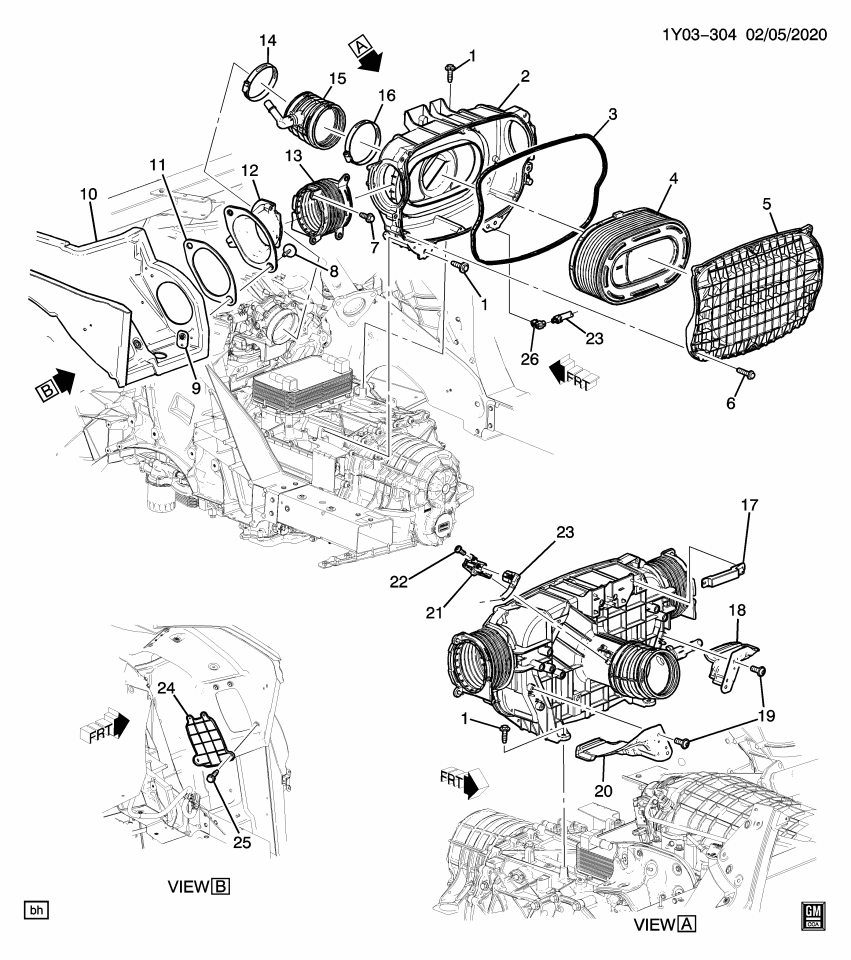 GM 84761090 CLEANER ASM-AIR