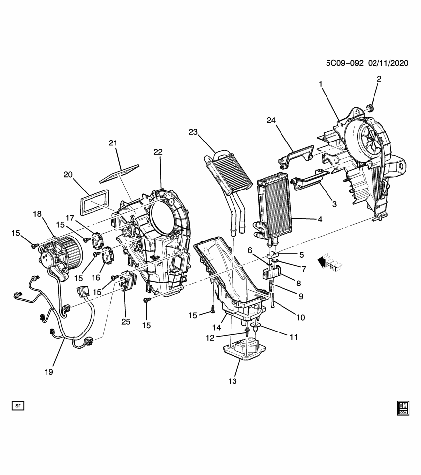 GM 84689030 BUSHING-A/C EVPR CASE