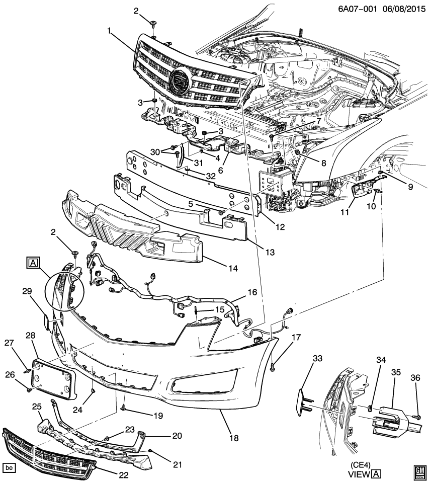 GM 22945548 Bar Asm-Front Bumper Imp
