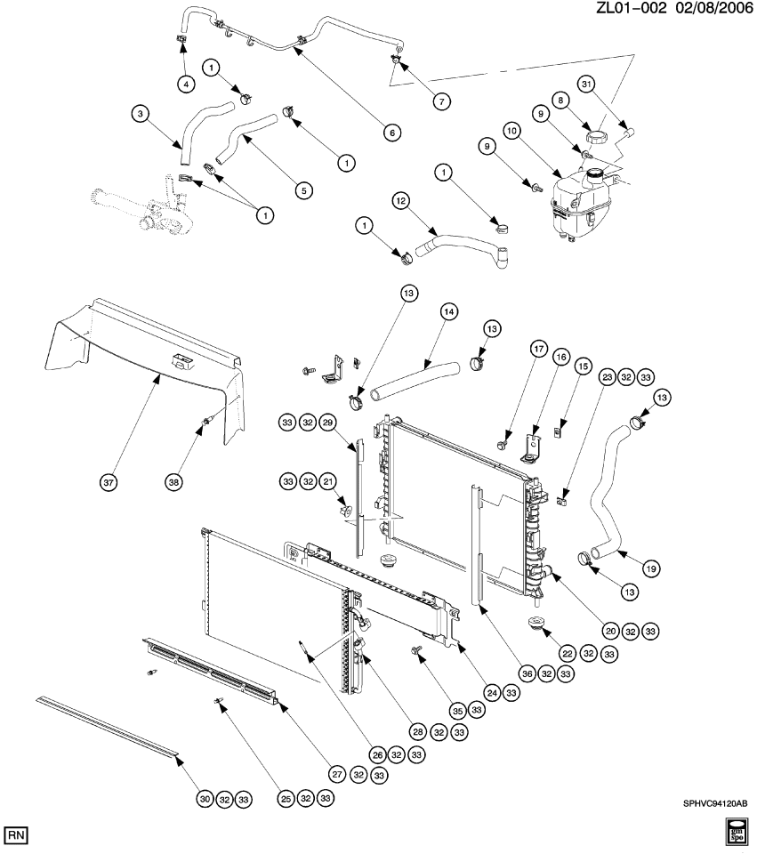 GM 15821841 Nut, Radiator