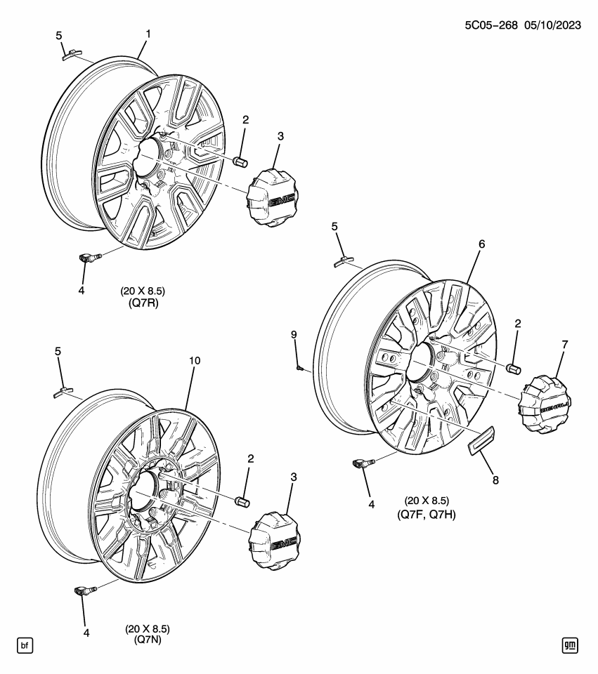 GM 84428941 Wheel, Alloy