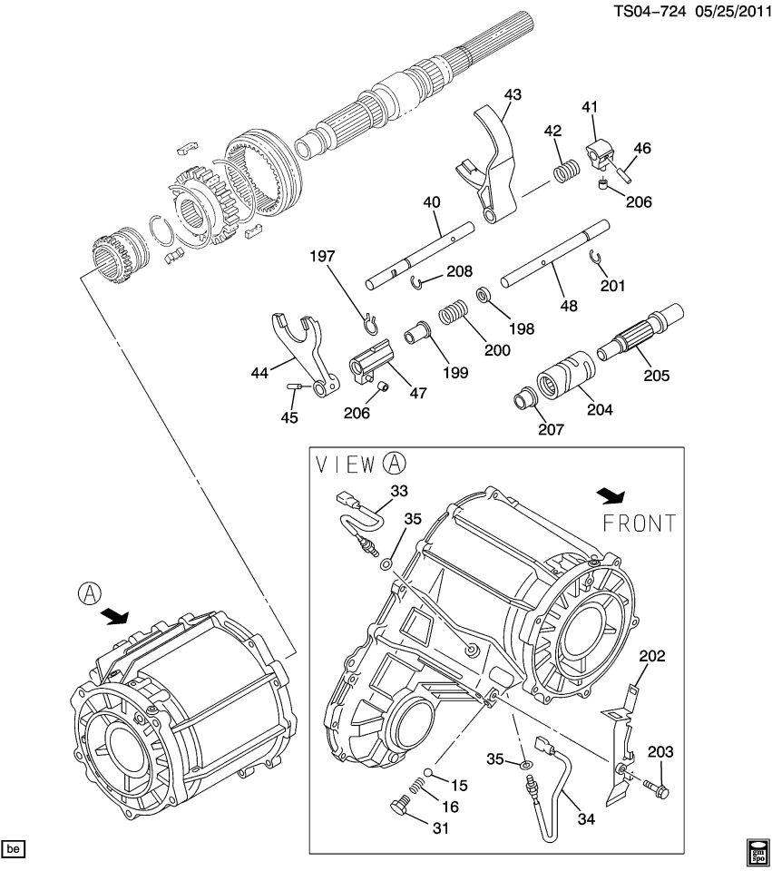 GM 97234233 Block, Two /Four Wheel Drive Shift
