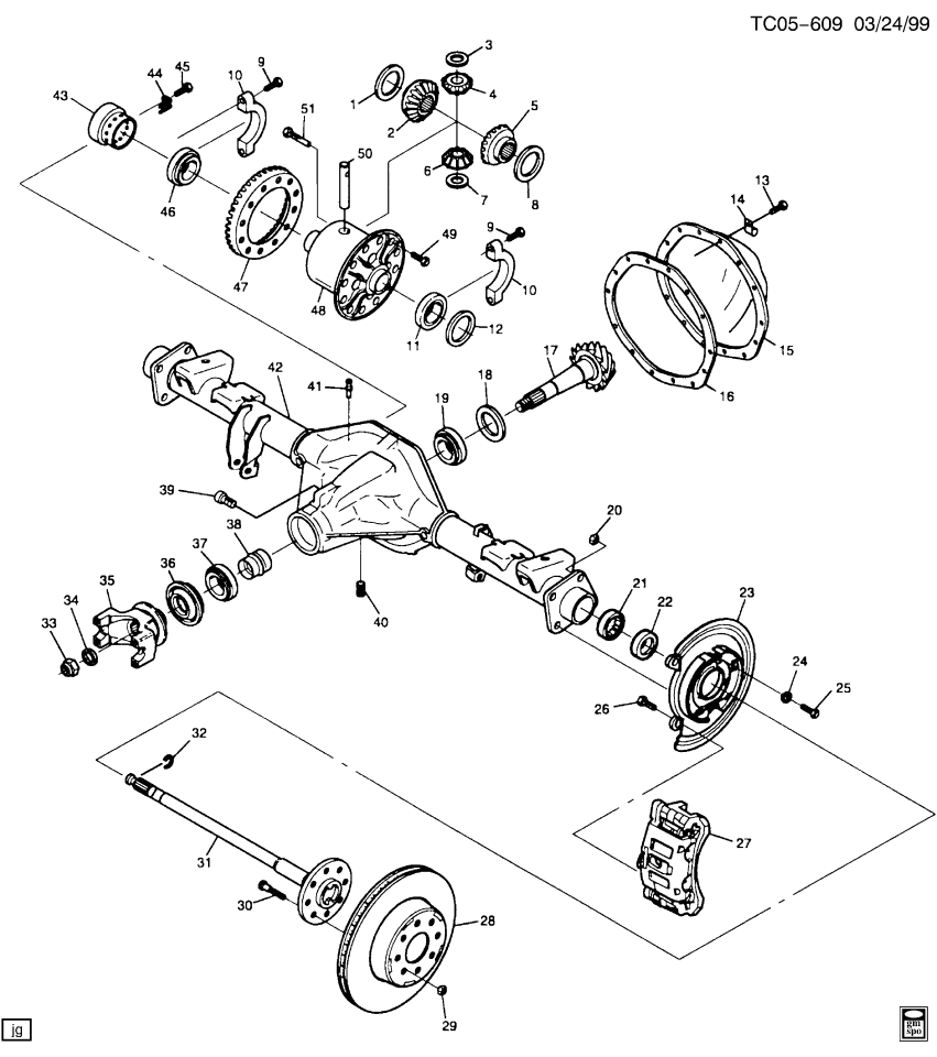 GM 87822530 YOKE KIT-DIFF DRV P/GR