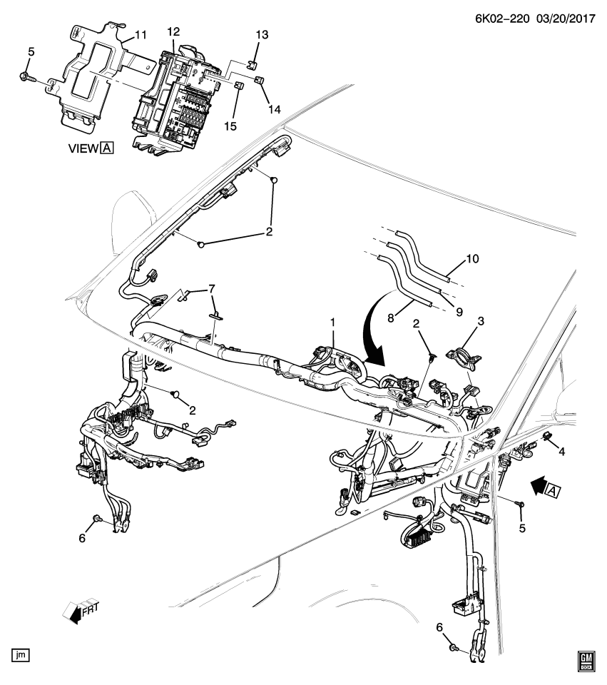 GM 84095752 Cable Asm-Video Antenna