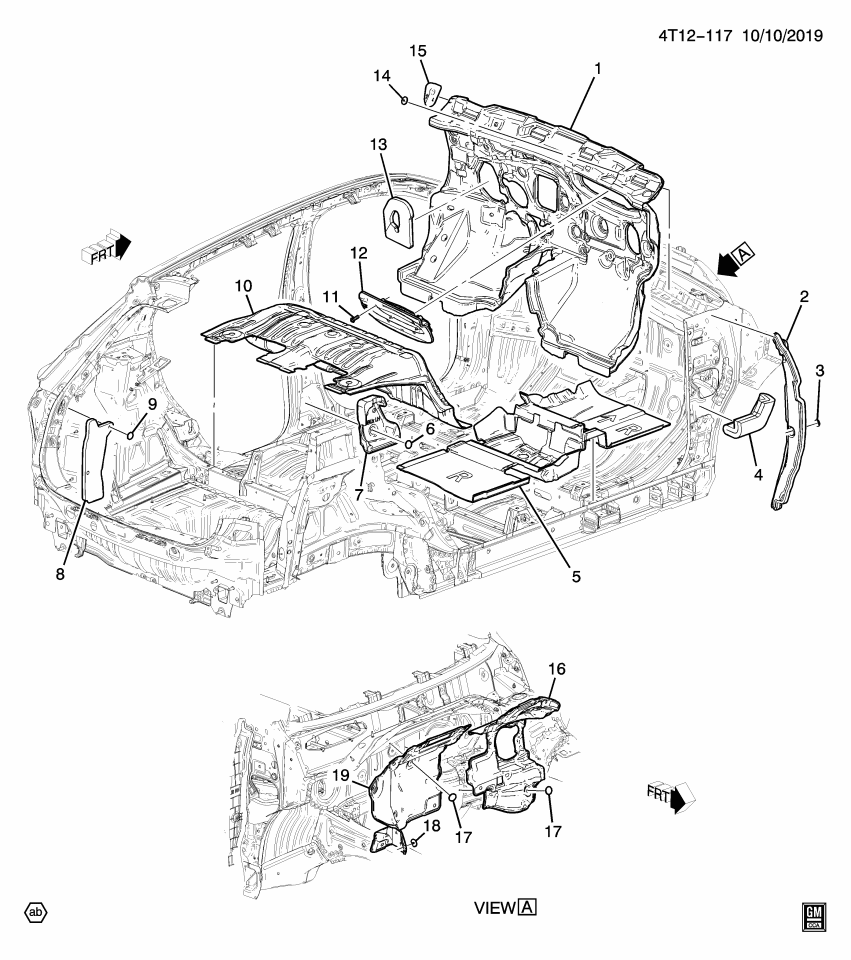 GM 60002162 INSULATOR-Q/PNL SND