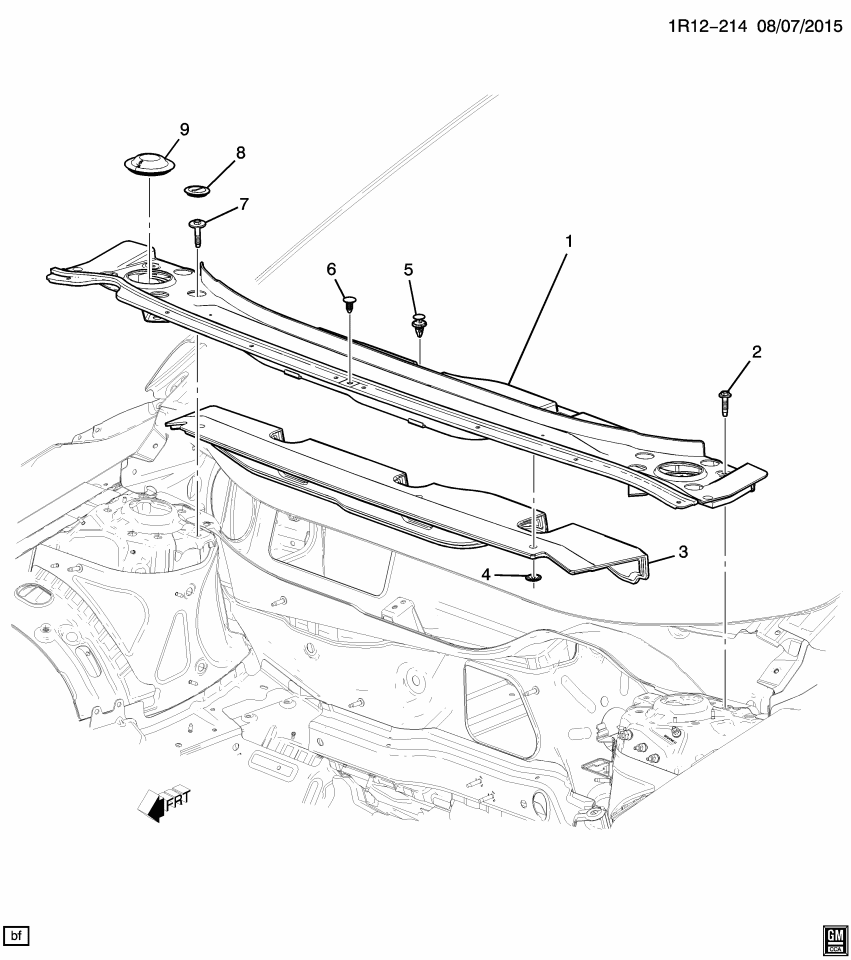 GM 23402711 Cover-Dash Upper Extension Panel Opening