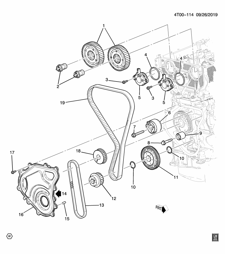 GM 55489417 Timing Belt