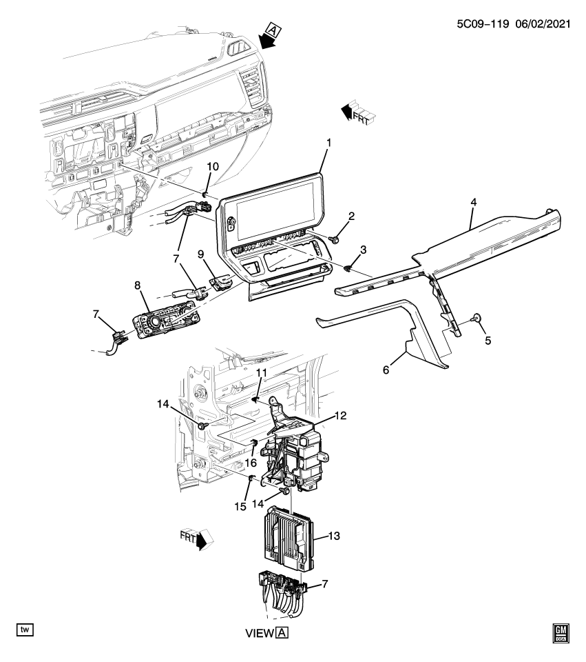 GM 85021878 RADIO ASM-RCVR ECCN=5A992
