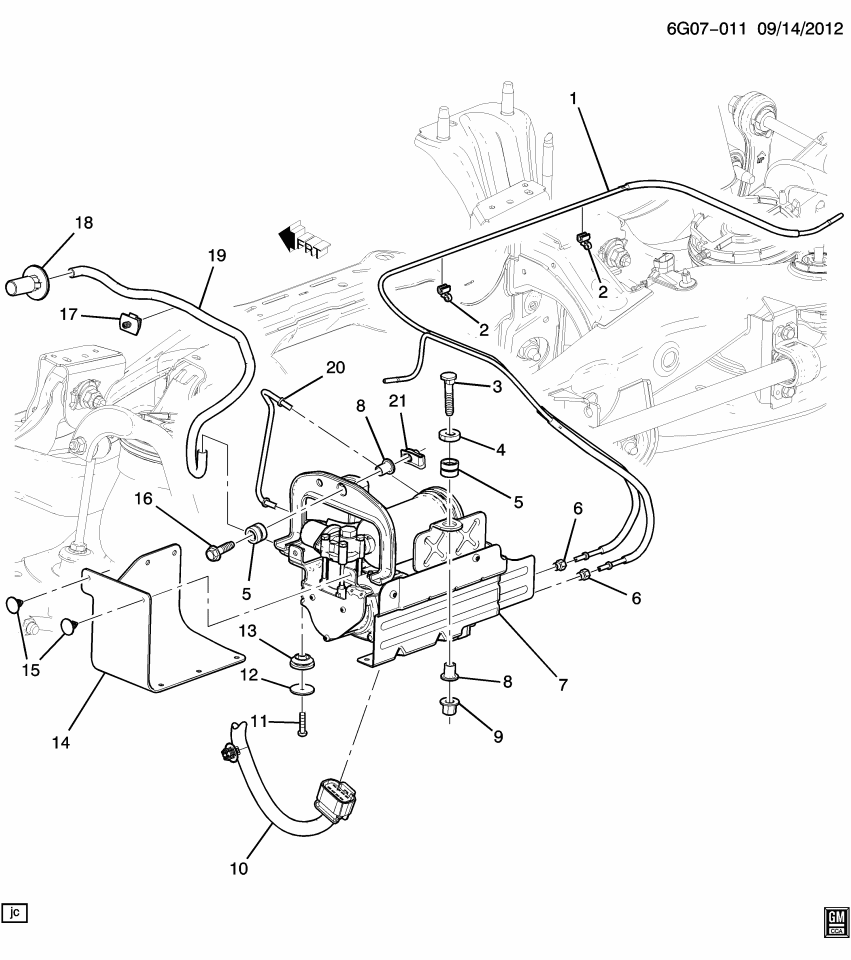 GM 22956968 Filter Asm-Auto Level Control Air Compressor