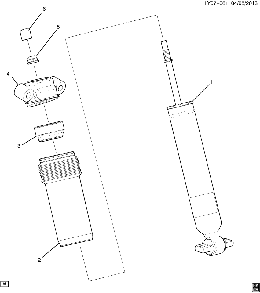 GM 23106018 Cover-Front Shock Absorber Upper Mount
