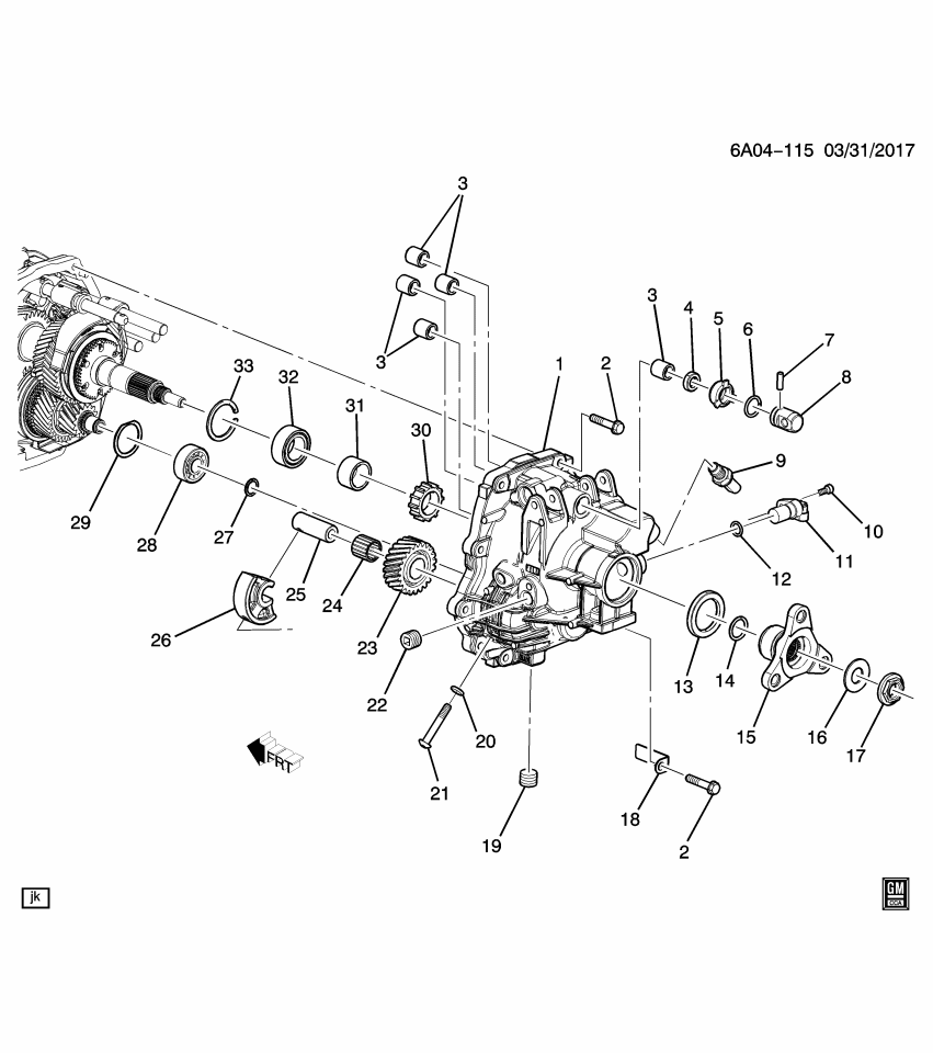 GM 19299738 Bolt/Screw-Trans Control