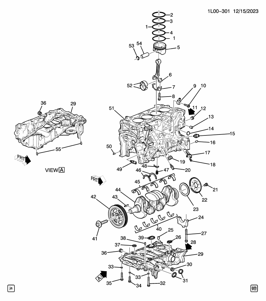 GM 12663473 Main Bearings
