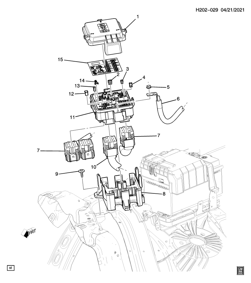 GM 85114017 LABEL-FUSE BLK CAUTION