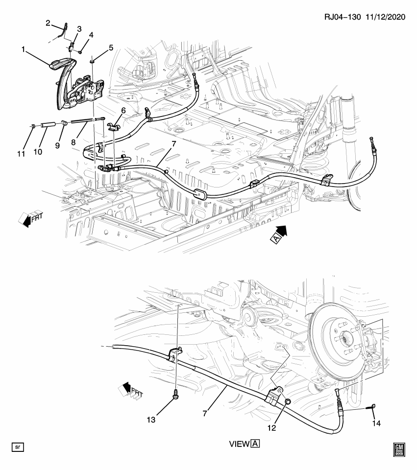 GM 95911103 Bolt/Screw-Parking Brake Indicator Switch