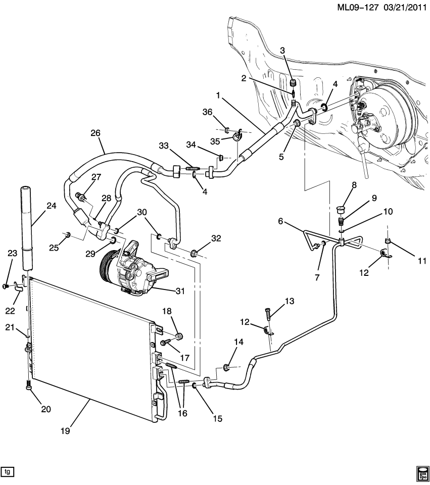 GM 19333422 CLIP, A/C EVPR TXV