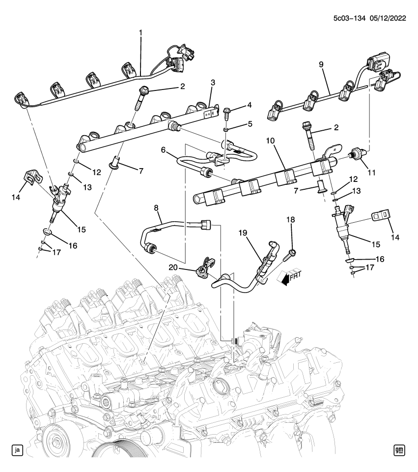 GM 55492931 Injector O-Ring