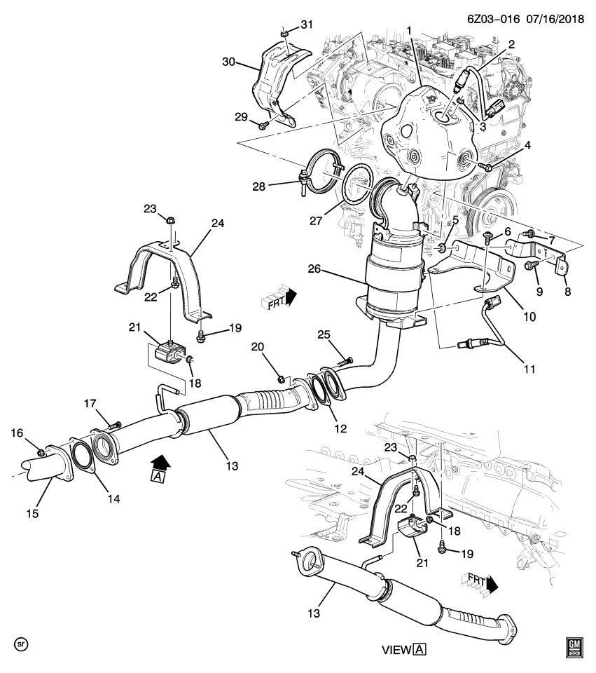 GM 55493249 Heat Shield