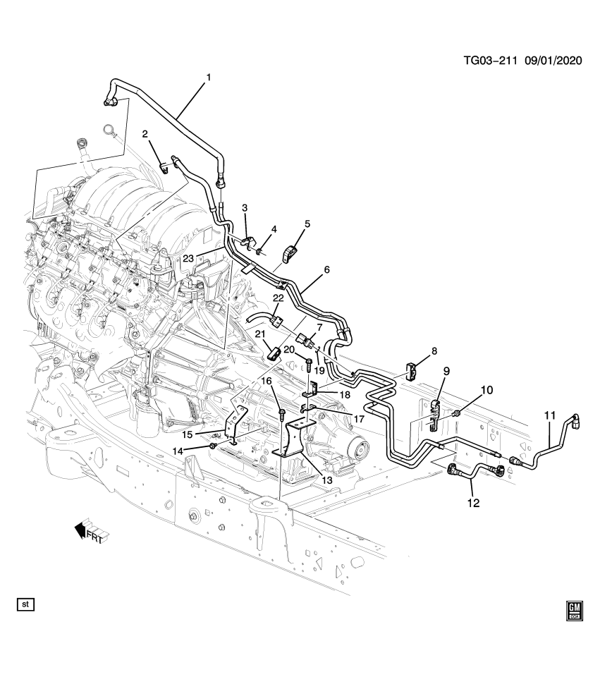 GM 84758077 BRACKET ASM-FUEL FLTR