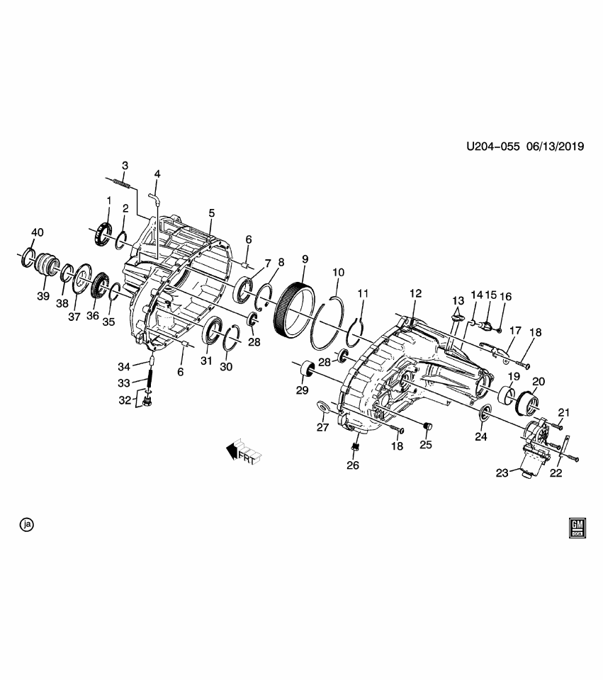 GM 84427801 SENSOR ASM-TRFER CASE RR OUTPUT SHF SPD