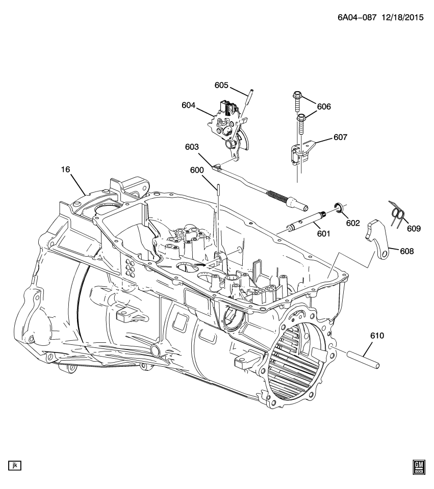 GM 24227077 Pin-Man Shift Detent Lever Hub