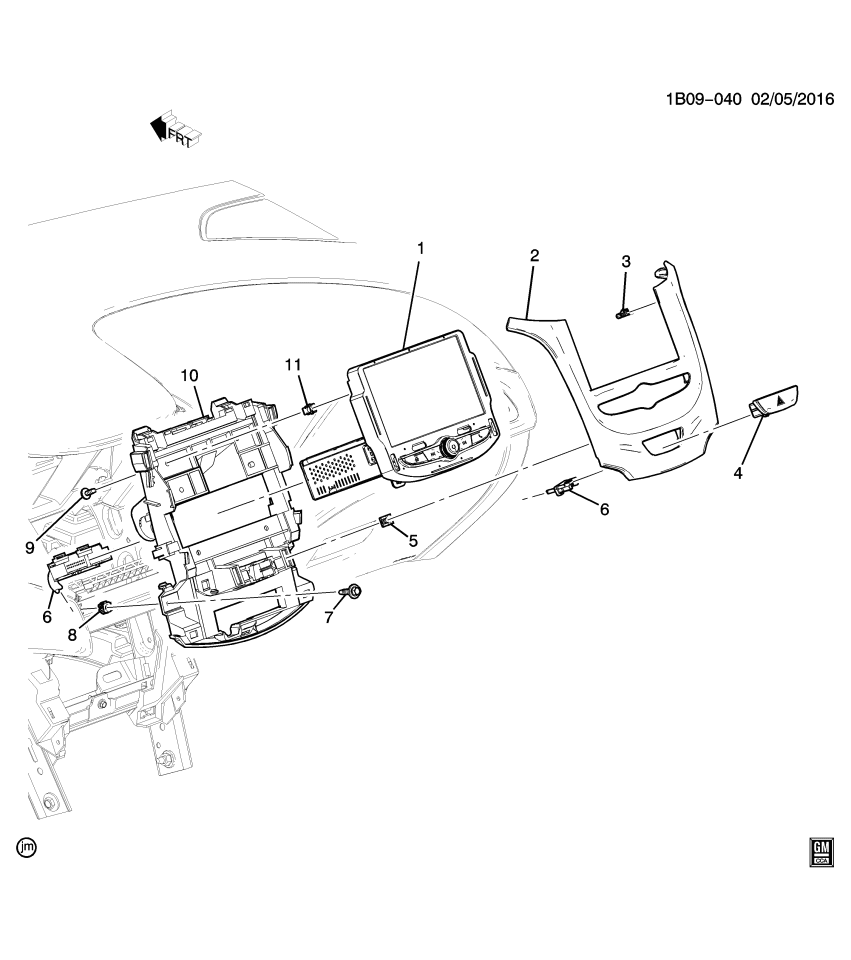 GM 42554568 Radio Asm-Receiver & Control Eccn=5A992